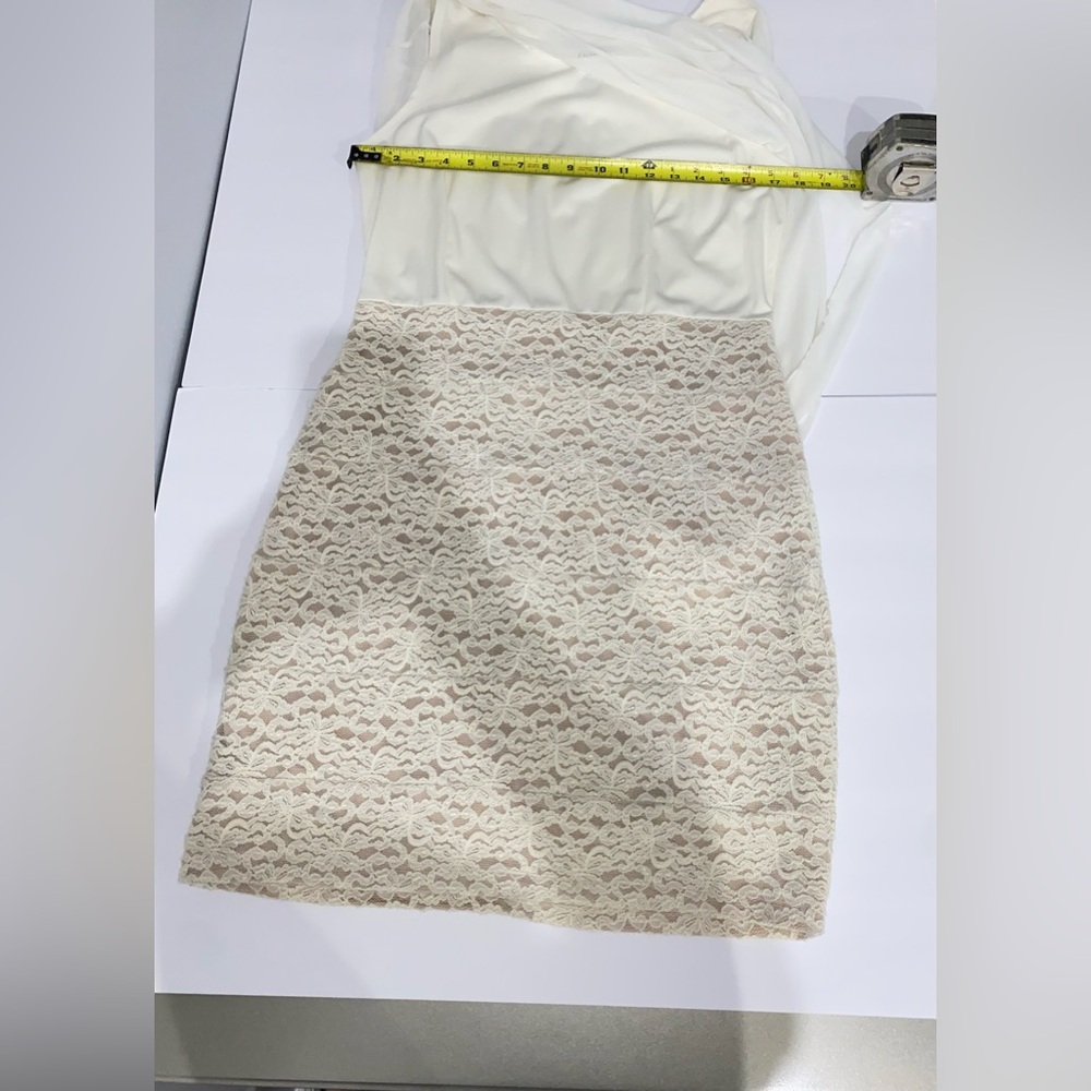 Enfocus Studio Ivory Dress Size 14W - Picture 5 of 7